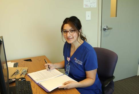 Melissa Delgado and quote for nurses week